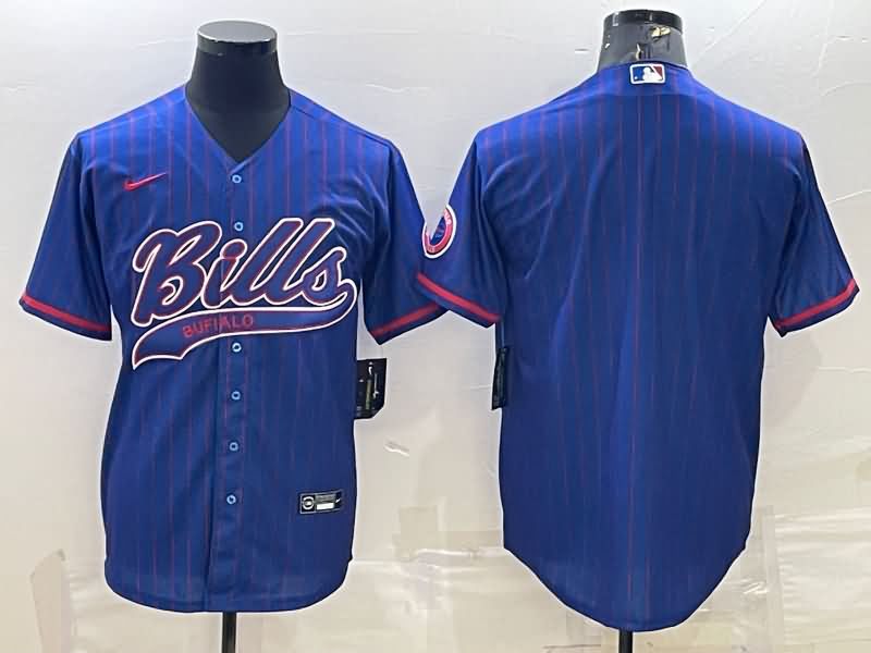 Buffalo Bills Blue MLB&NFL Jersey 02 Buffalo Bills Blue MLB&NFL Jersey 02