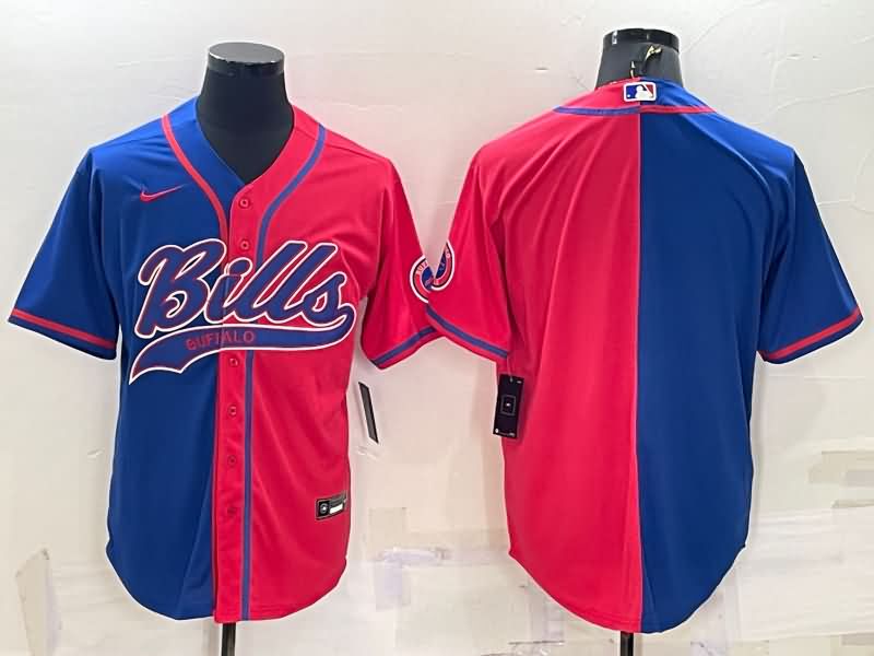Buffalo Bills Blue Red MLB&NFL Jersey Buffalo Bills Blue Red MLB&NFL Jersey