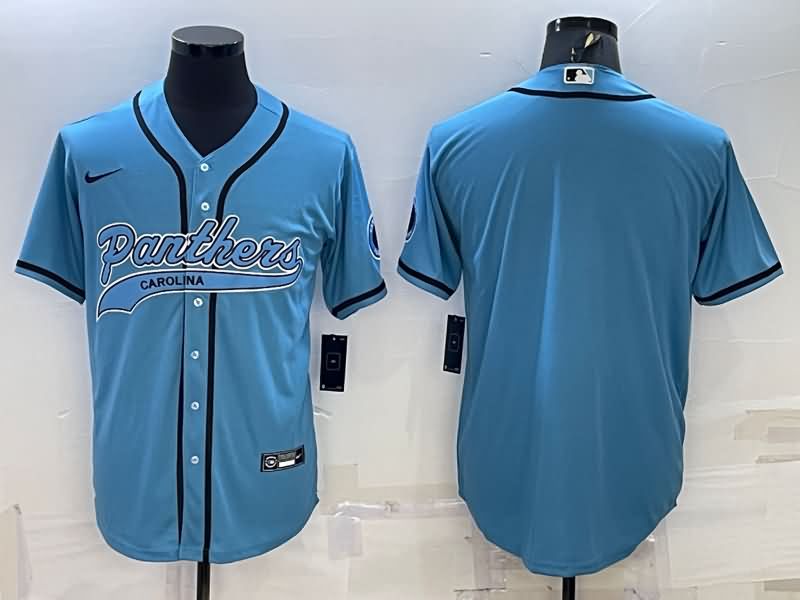 Carolina Panthers Blue MLB&NFL Jersey Carolina Panthers Blue MLB&NFL Jersey