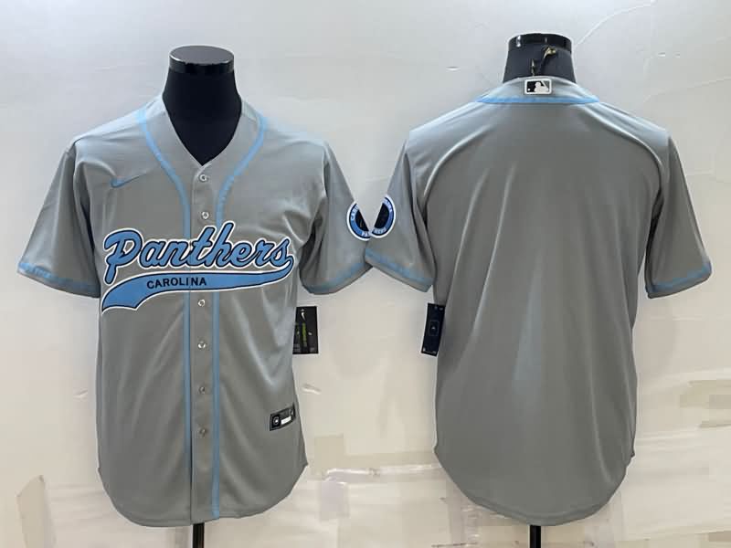 Carolina Panthers Grey MLB&NFL Jersey Carolina Panthers Grey MLB&NFL Jersey