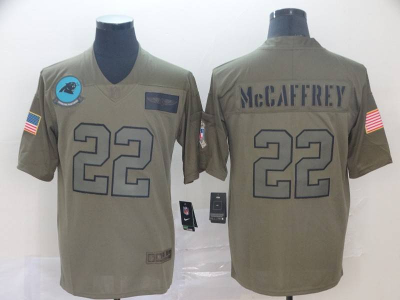 Carolina Panthers Olive Salute To Service NFL Jersey 02 Carolina Panthers Olive Salute To Service NFL Jersey 02