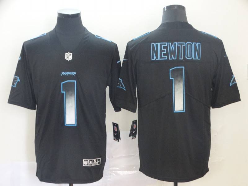 Carolina Panthers Black Smoke Fashion NFL Jersey Carolina Panthers Black Smoke Fashion NFL Jersey