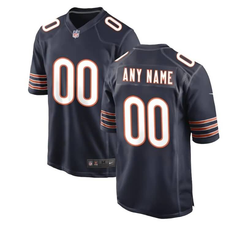 Chicago Bears Dark Blue NFL Jersey Chicago Bears Dark Blue NFL Jersey