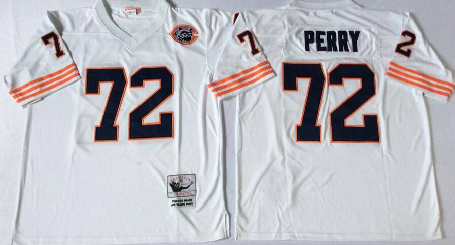 Chicago Bears White Retro NFL Jersey