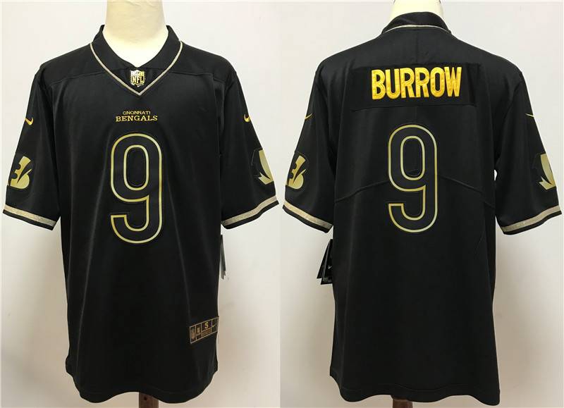 Cincinnati Bengals Black Gold Retro NFL Jersey Cincinnati Bengals Black Gold Retro NFL Jersey