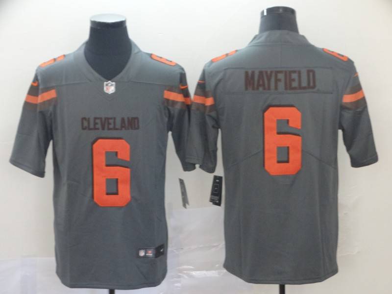 Cleveland Browns Grey Inverted Legend NFL Jersey Cleveland Browns Grey Inverted Legend NFL Jersey