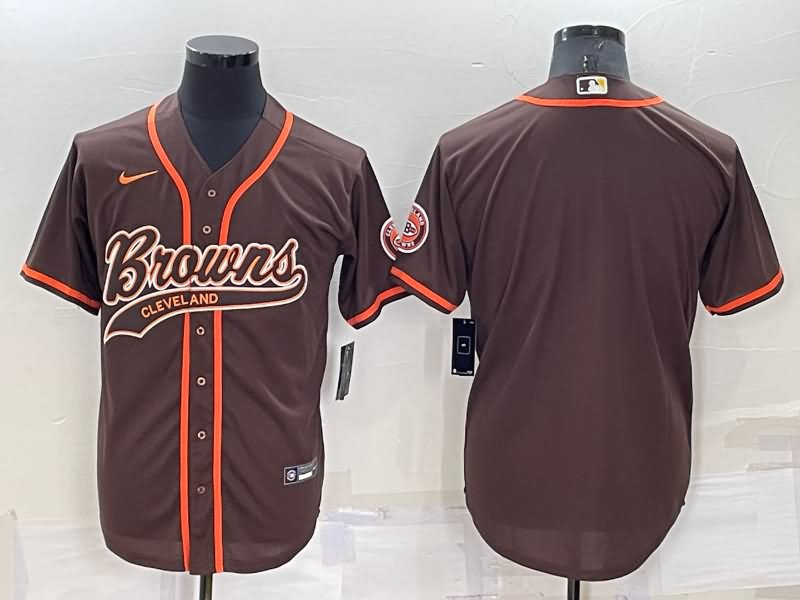 Cleveland Browns Brown MLB&NFL Jersey Cleveland Browns Brown MLB&NFL Jersey