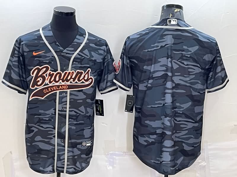 Cleveland Browns Camouflage MLB&NFL Jersey Cleveland Browns Camouflage MLB&NFL Jersey