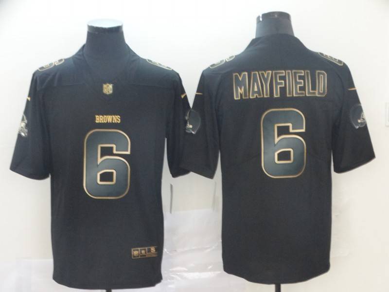 Cleveland Browns Black Gold Vapor Limited NFL Jersey Cleveland Browns Black Gold Vapor Limited NFL Jersey