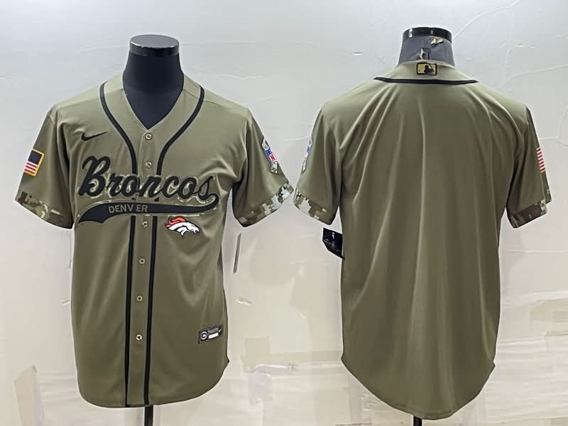 Denver Broncos Olive Salute To Service MLB&NFL Jersey Denver Broncos Olive Salute To Service MLB&NFL Jersey