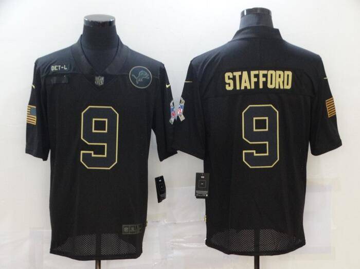 Detroit Lions Black Gold Salute To Service NFL Jersey