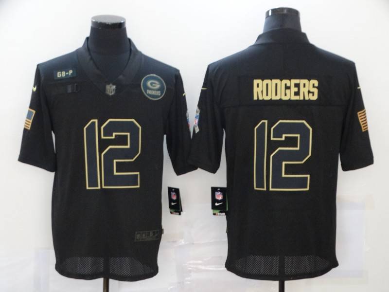 Green Bay Packers Black Gold Salute To Service NFL Jersey Green Bay Packers Black Gold Salute To Service NFL Jersey