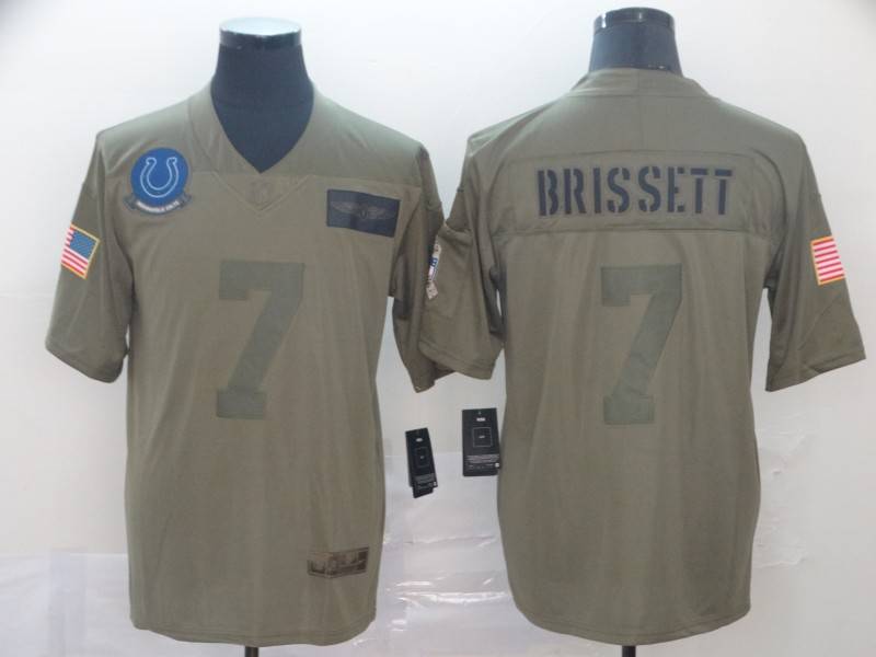 Indianapolis Colts Olive Salute To Service NFL Jersey 02 Indianapolis Colts Olive Salute To Service NFL Jersey 02