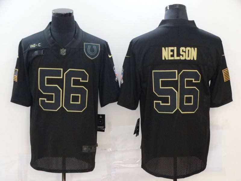 Indianapolis Colts Black Gold Salute To Service NFL Jersey