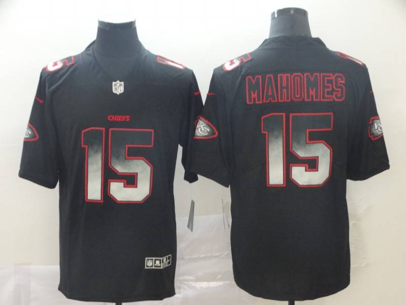 Kansas City Chiefs Black Smoke Fashion NFL Jersey Kansas City Chiefs Black Smoke Fashion NFL Jersey