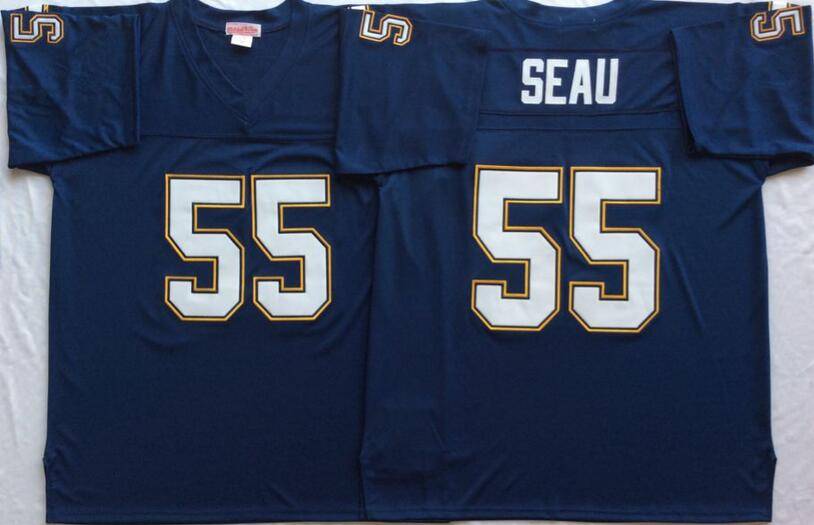 Los Angeles Chargers Dark Blue Retro NFL Jersey Los Angeles Chargers Dark Blue Retro NFL Jersey