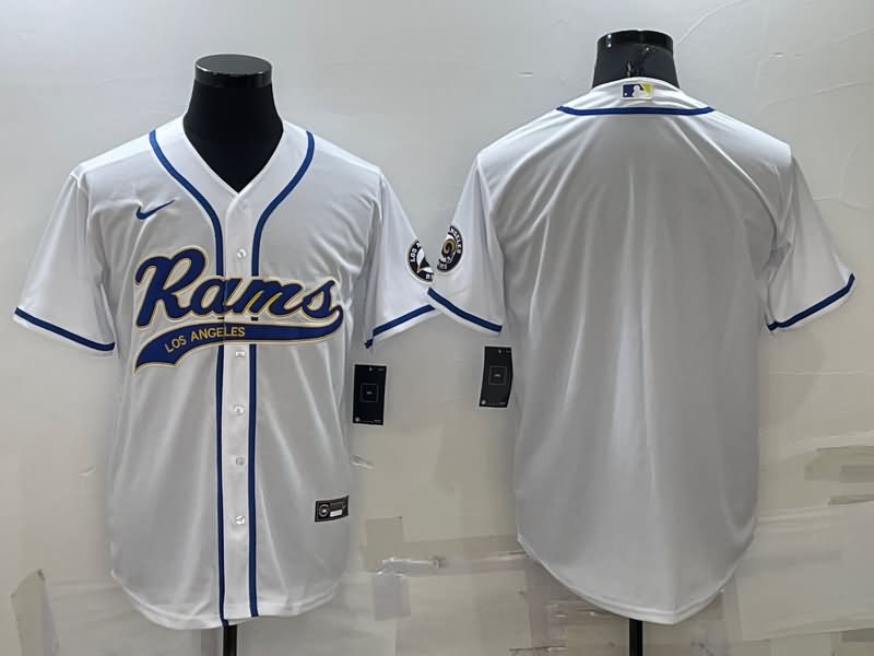 Los Angeles Rams White MLB&NFL Jersey Los Angeles Rams White MLB&NFL Jersey