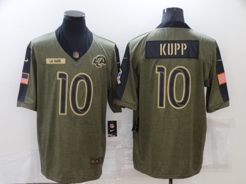 Los Angeles Rams Olive Salute To Service NFL Jersey Los Angeles Rams Olive Salute To Service NFL Jersey
