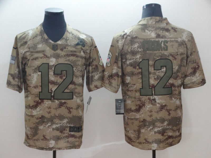 Los Angeles Rams Olive Salute To Service NFL Jersey 05 Los Angeles Rams Olive Salute To Service NFL Jersey 05