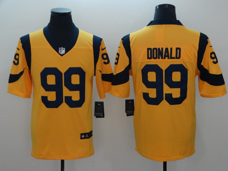 Los Angeles Rams Yellow NFL Jersey Los Angeles Rams Yellow NFL Jersey