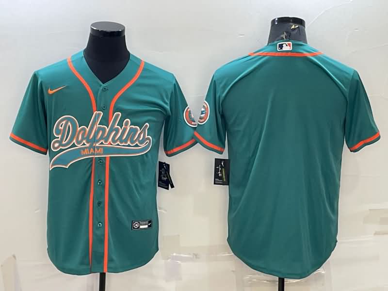 Miami Dolphins Green MLB&NFL Jersey Miami Dolphins Green MLB&NFL Jersey