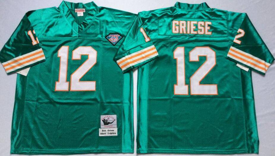 Miami Dolphins Green Retro NFL Jersey Miami Dolphins Green Retro NFL Jersey