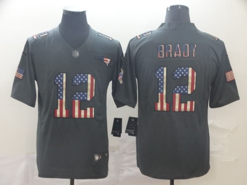 New England Patriots Black USA Flag NFL Jersey New England Patriots Black USA Flag NFL Jersey