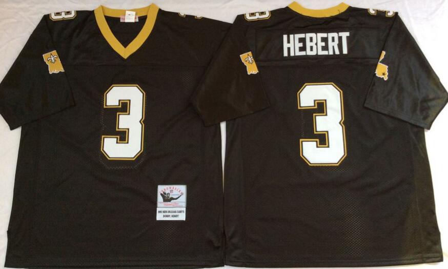 New Orleans Saints Black Retro NFL Jersey New Orleans Saints Black Retro NFL Jersey
