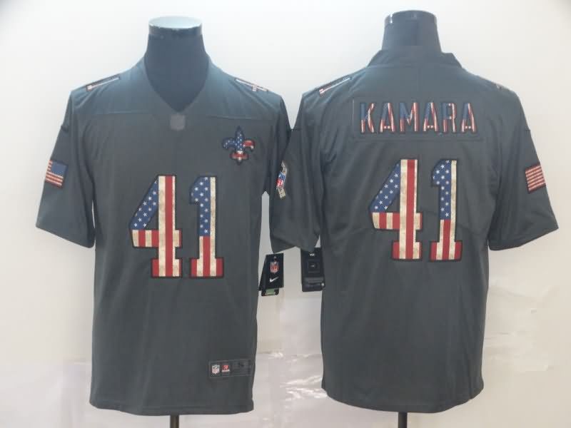 New Orleans Saints Black USA Flag NFL Jersey New Orleans Saints Black USA Flag NFL Jersey