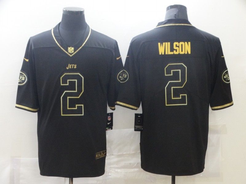 New York Jets Black Gold Retro NFL Jersey New York Jets Black Gold Retro NFL Jersey