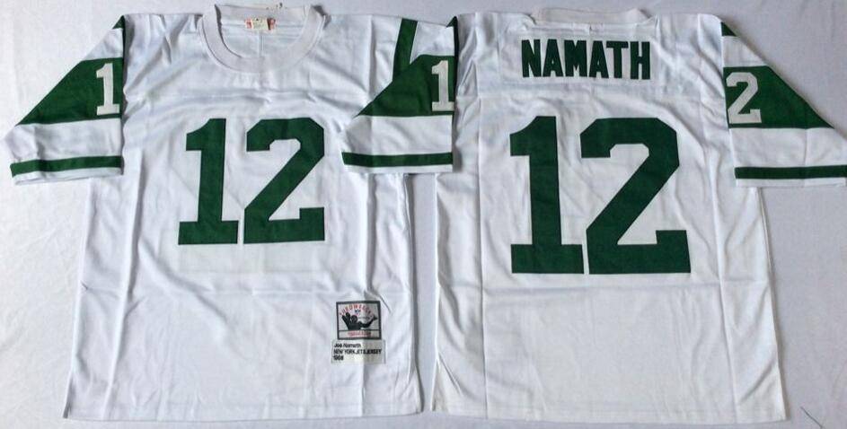 New York Jets White Retro NFL Jersey New York Jets White Retro NFL Jersey