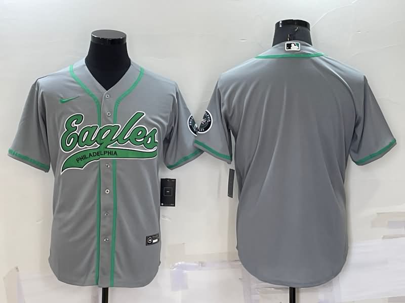 Philadelphia Eagles Grey MLB&NFL Jersey Philadelphia Eagles Grey MLB&NFL Jersey