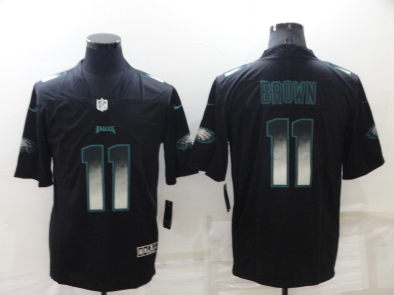 Philadelphia Eagles Black Smoke Fashion NFL Jersey Philadelphia Eagles Black Smoke Fashion NFL Jersey