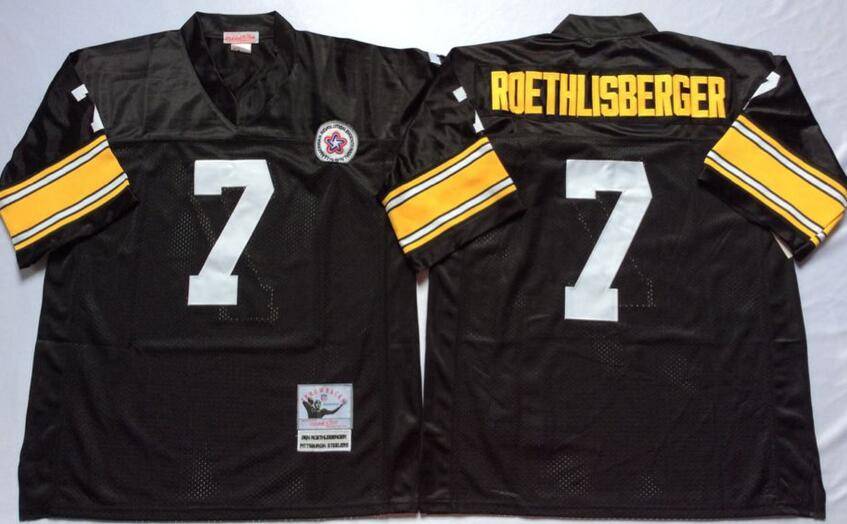 Pittsburgh Steelers Black Retro NFL Jersey Pittsburgh Steelers Black Retro NFL Jersey