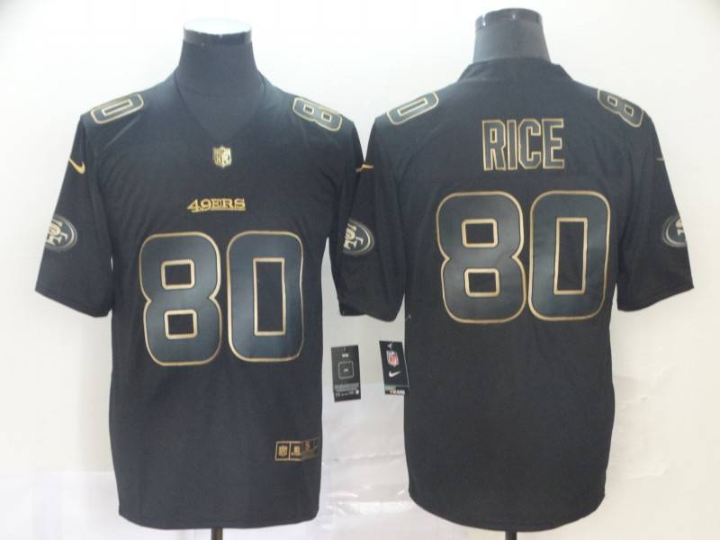 San Francisco 49ers Black Gold Vapor Limited NFL Jersey San Francisco 49ers Black Gold Vapor Limited NFL Jersey