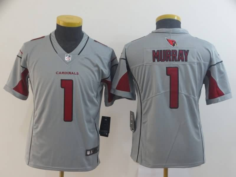Kids Arizona Cardinals Grey #1 MURRAY Inverted Legend NFL Jersey Kids Arizona Cardinals Grey #1 MURRAY Inverted Legend NFL Jersey