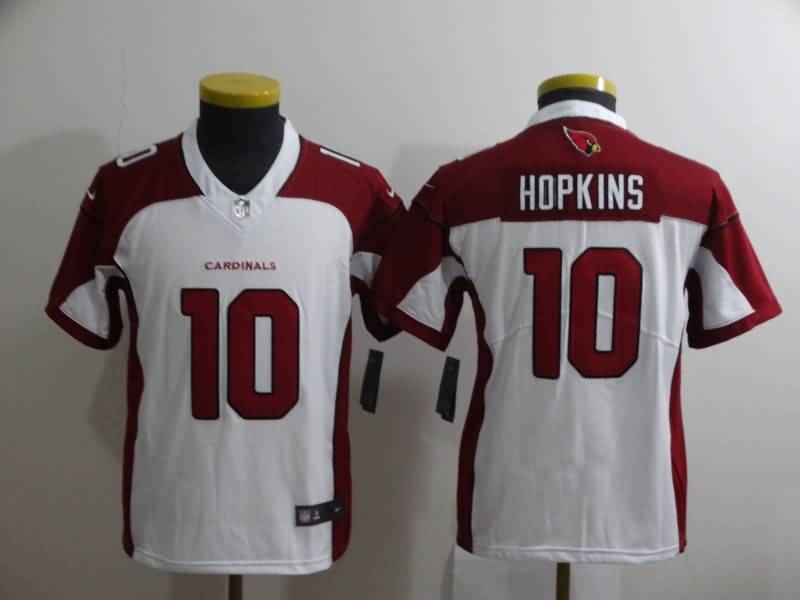 Kids Arizona Cardinals White #10 HOPKINS NFL Jersey Kids Arizona Cardinals White #10 HOPKINS NFL Jersey