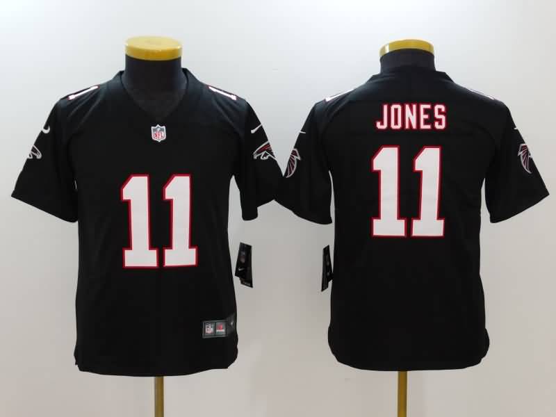 Kids Atlanta Falcons Black #11 JONES NFL Jersey Kids Atlanta Falcons Black #11 JONES NFL Jersey