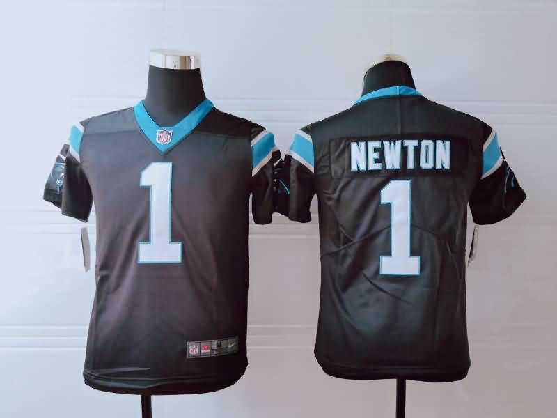 Kids Carolina Panthers Black #1 NEWTON NFL Jersey Kids Carolina Panthers Black #1 NEWTON NFL Jersey