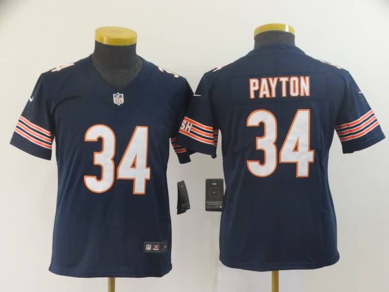Kids Chicago Bears Dark Blue #34 PAYTON NFL Jersey Kids Chicago Bears Dark Blue #34 PAYTON NFL Jersey