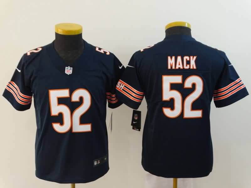 Kids Chicago Bears Dark Blue #52 MACK NFL Jersey Kids Chicago Bears Dark Blue #52 MACK NFL Jersey
