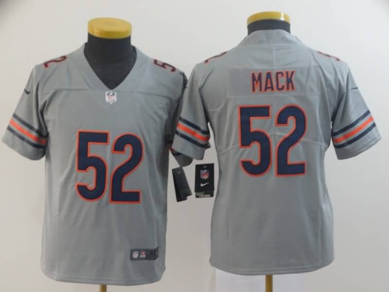 Kids Chicago Bears Grey #52 MACK Inverted Legend NFL Jersey Kids Chicago Bears Grey #52 MACK Inverted Legend NFL Jersey