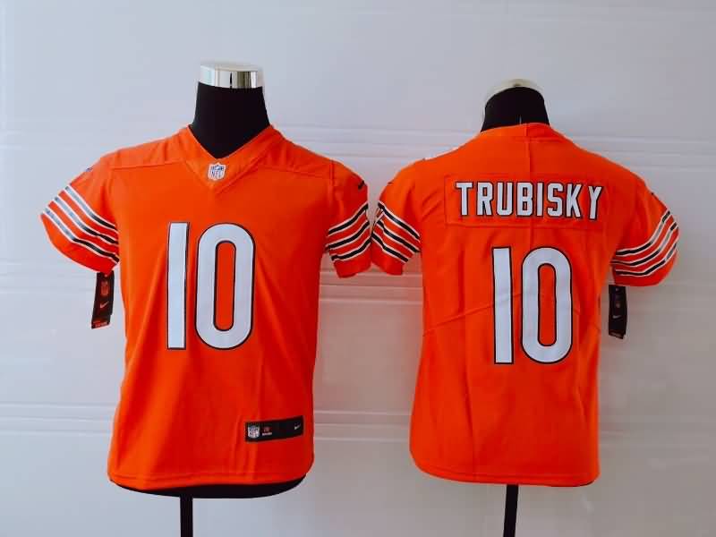 Kids Chicago Bears Orange #10 TRUBISKY NFL Jersey Kids Chicago Bears Orange #10 TRUBISKY NFL Jersey