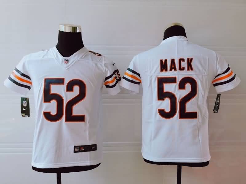 Kids Chicago Bears White #52 MACK NFL Jersey Kids Chicago Bears White #52 MACK NFL Jersey