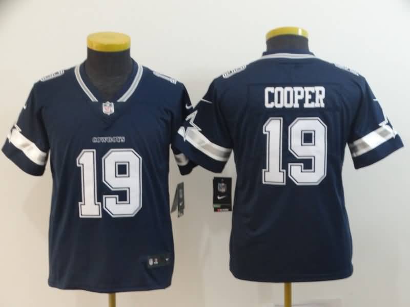 Kids Dallas Cowboys Dark Blue #19 COOPER NFL Jersey Kids Dallas Cowboys Dark Blue #19 COOPER NFL Jersey