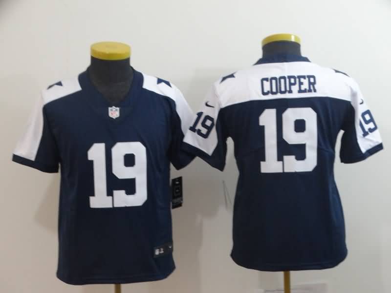Kids Dallas Cowboys Dark Blue #19 COOPER NFL Jersey 02 Kids Dallas Cowboys Dark Blue #19 COOPER NFL Jersey 02