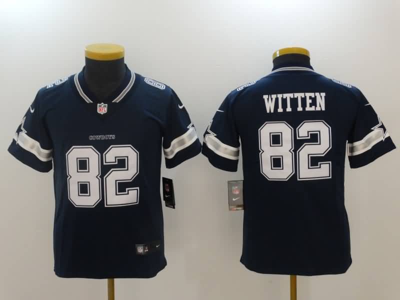 Kids Dallas Cowboys Dark Blue #82 WITTEN NFL Jersey Kids Dallas Cowboys Dark Blue #82 WITTEN NFL Jersey