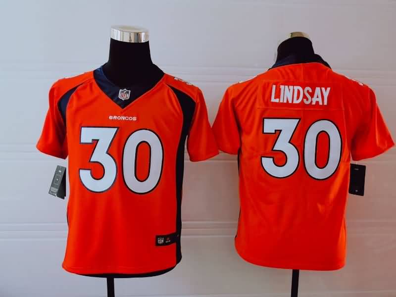 Kids Denver Broncos Orange #30 LINDSAY NFL Jersey Kids Denver Broncos Orange #30 LINDSAY NFL Jersey
