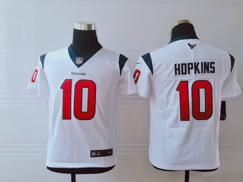 Kids Houston Texans White #10 HOPKINS NFL Jersey Kids Houston Texans White #10 HOPKINS NFL Jersey