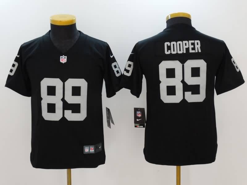 Kids Las Vegas Raiders Black #89 COOPER NFL Jersey Kids Las Vegas Raiders Black #89 COOPER NFL Jersey